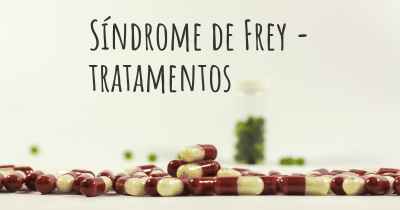 Síndrome de Frey - tratamentos