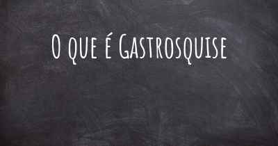 O que é Gastrosquise