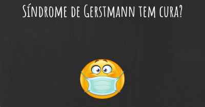 Síndrome de Gerstmann tem cura?