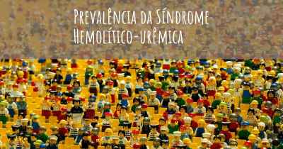 Prevalência da Síndrome Hemolítico-urêmica
