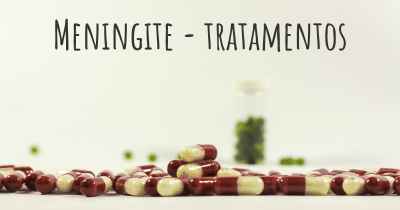Meningite - tratamentos