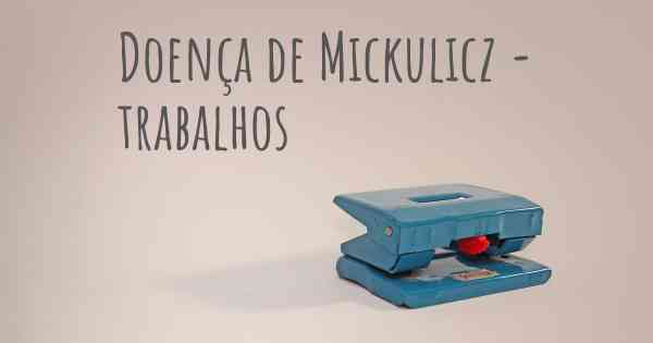 Doença de Mickulicz - trabalhos