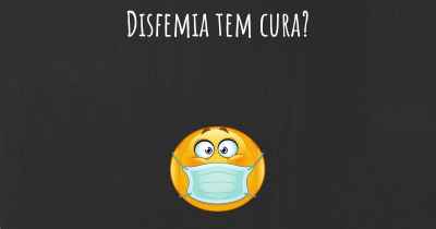 Disfemia tem cura?