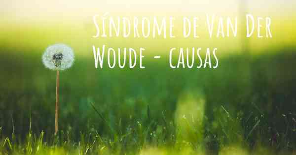 Síndrome de Van Der Woude - causas