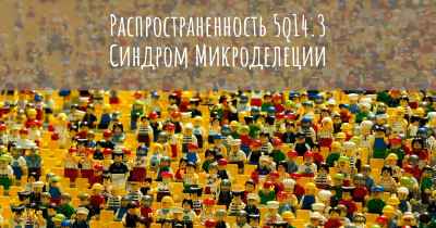 Распространенность 5q14.3 Синдром Микроделеции