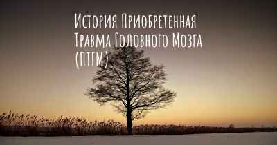 История Приобретенная Травма Головного Мозга (ПТГМ)