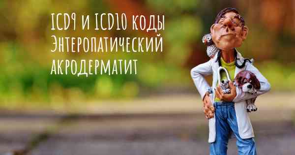 ICD9 и ICD10 коды Энтеропатический акродерматит