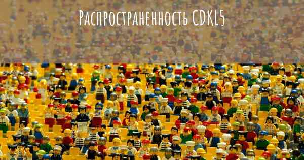 Распространенность CDKL5