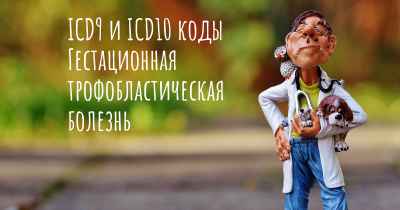 ICD9 и ICD10 коды Гестационная трофобластическая болезнь