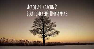 История Красный Волосистый Питириаз