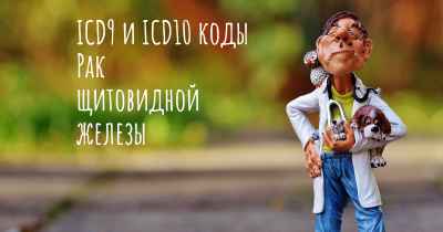 ICD9 и ICD10 коды Рак щитовидной железы