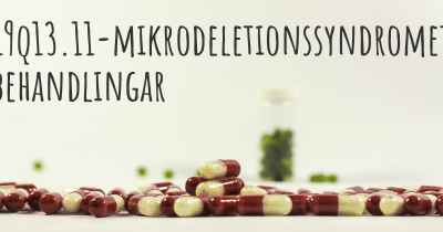 19q13.11-mikrodeletionssyndromet behandlingar