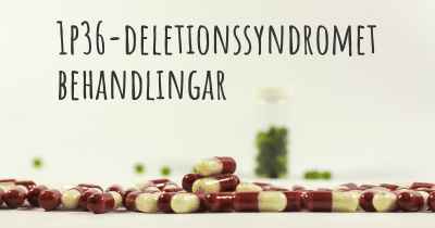 1p36-deletionssyndromet behandlingar