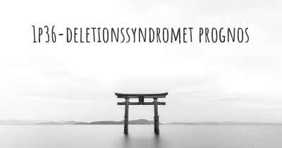 1p36-deletionssyndromet prognos