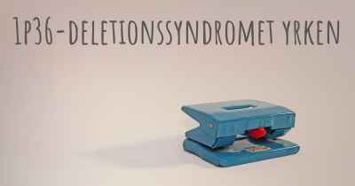 1p36-deletionssyndromet yrken