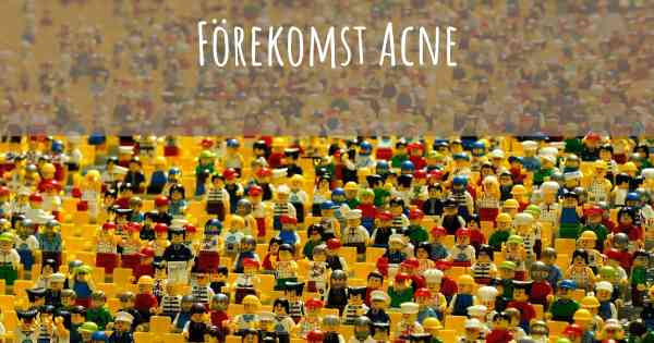 Förekomst Acne