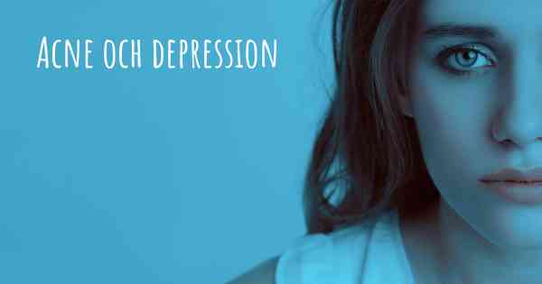 Acne och depression