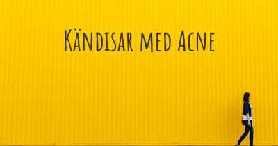 Kändisar med Acne