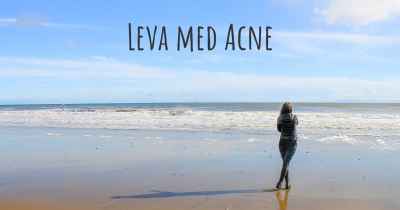 Leva med Acne