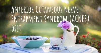 Anterior Cutaneous Nerve Entrapment Syndrom (ACNES) diet