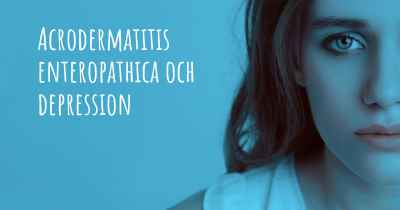 Acrodermatitis enteropathica och depression