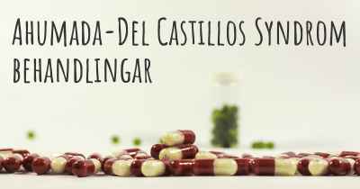Ahumada-Del Castillos Syndrom behandlingar