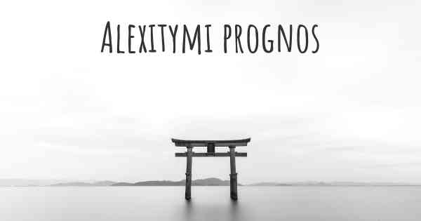 Alexitymi prognos