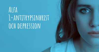 Alfa 1-antitrypsinbrist och depression
