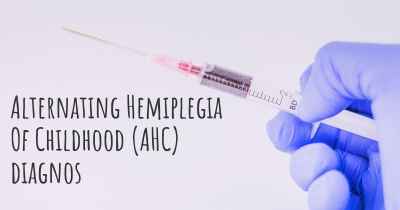 Alternating Hemiplegia Of Childhood (AHC) diagnos