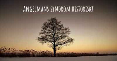 Angelmans syndrom historiskt