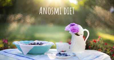 Anosmi diet