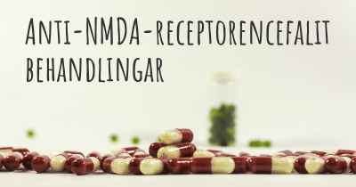 Anti-NMDA-receptorencefalit behandlingar