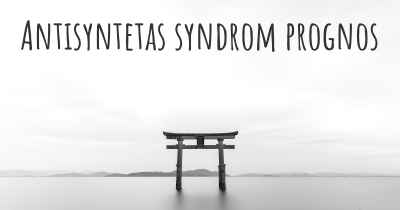 Antisyntetas syndrom prognos