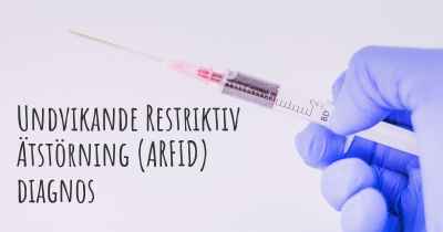 Undvikande Restriktiv Ätstörning (ARFID) diagnos