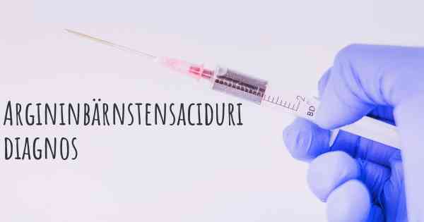 Argininbärnstensaciduri diagnos