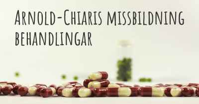 Arnold-Chiaris missbildning behandlingar