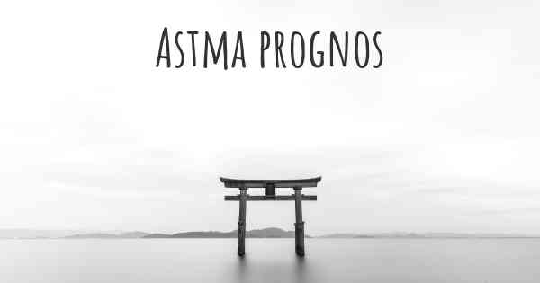 Astma prognos