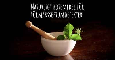 Naturligt botemedel för Förmaksseptumdefekter