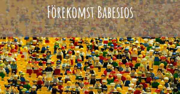Förekomst Babesios