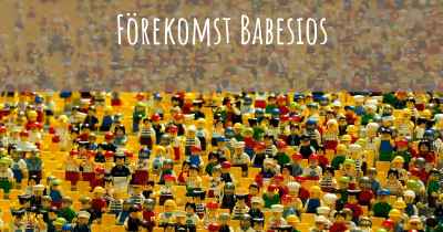 Förekomst Babesios