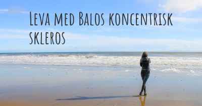 Leva med Balos koncentrisk skleros