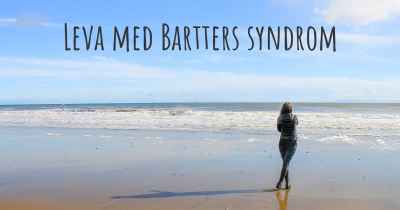 Leva med Bartters syndrom