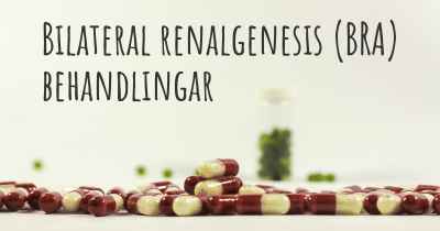 Bilateral renalgenesis (BRA) behandlingar