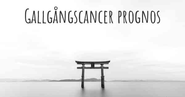 Gallgångscancer prognos