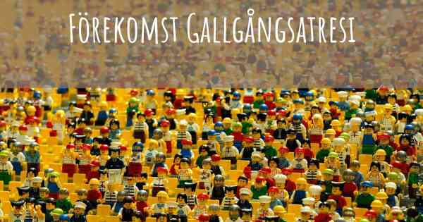 Förekomst Gallgångsatresi