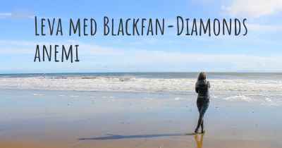Leva med Blackfan-Diamonds anemi