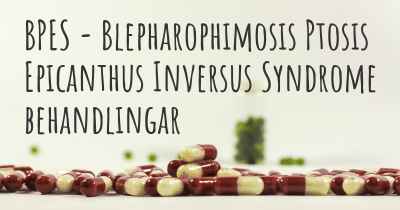 BPES - Blepharophimosis Ptosis Epicanthus Inversus Syndrome behandlingar