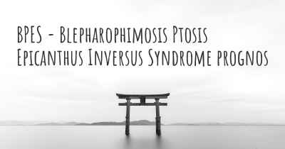 BPES - Blepharophimosis Ptosis Epicanthus Inversus Syndrome prognos