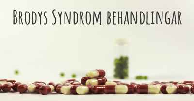 Brodys Syndrom behandlingar