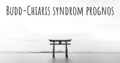 Budd-Chiaris syndrom prognos